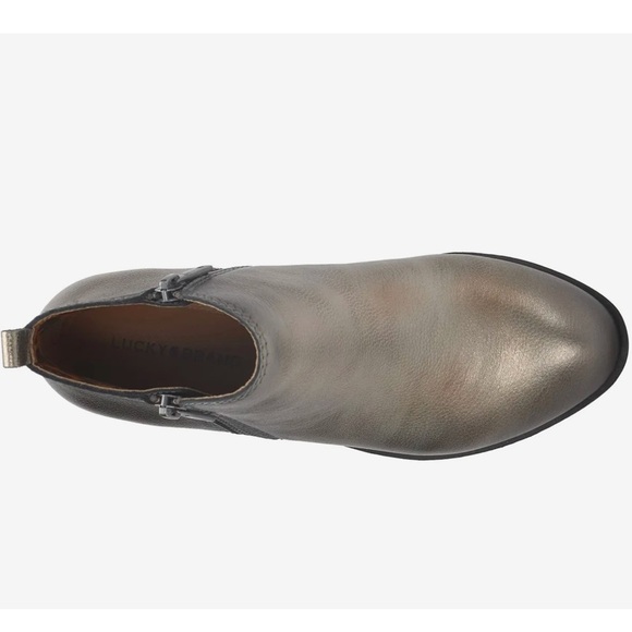 Lucky Brand Basel Bootie Pewter 7.5 - Picture 2 of 8